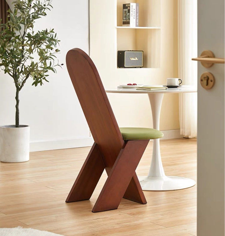NORRIN Mid-Century Solid Wood Dining Chair - Radical Homes Singapore