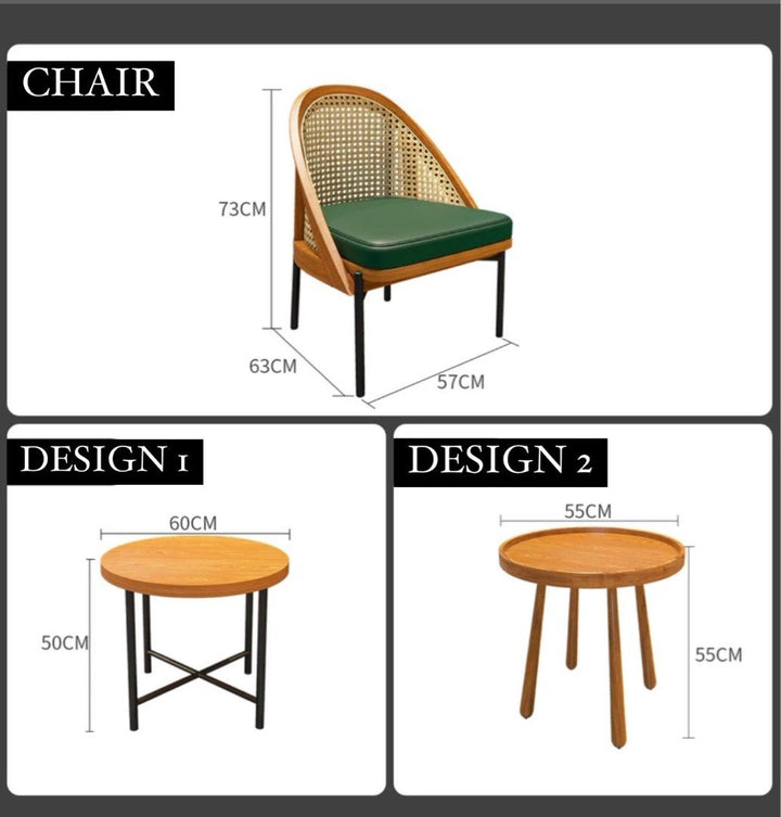 GABE Japandi Rattan Chair