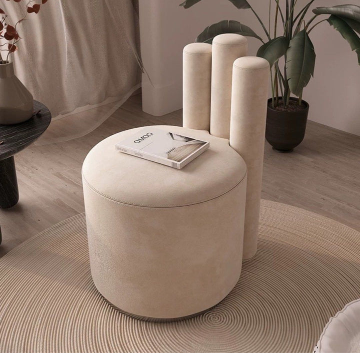 AURA Modern Leather Vanity Chair