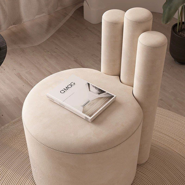 AURA Modern Leather Vanity Chair