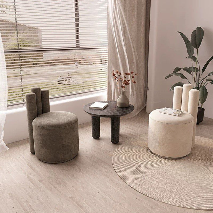 AURA Modern Leather Vanity Chair