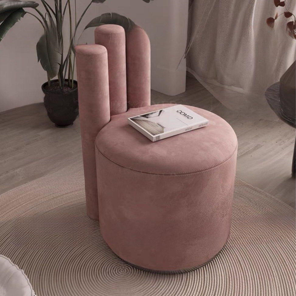 AURA Modern Leather Vanity Chair