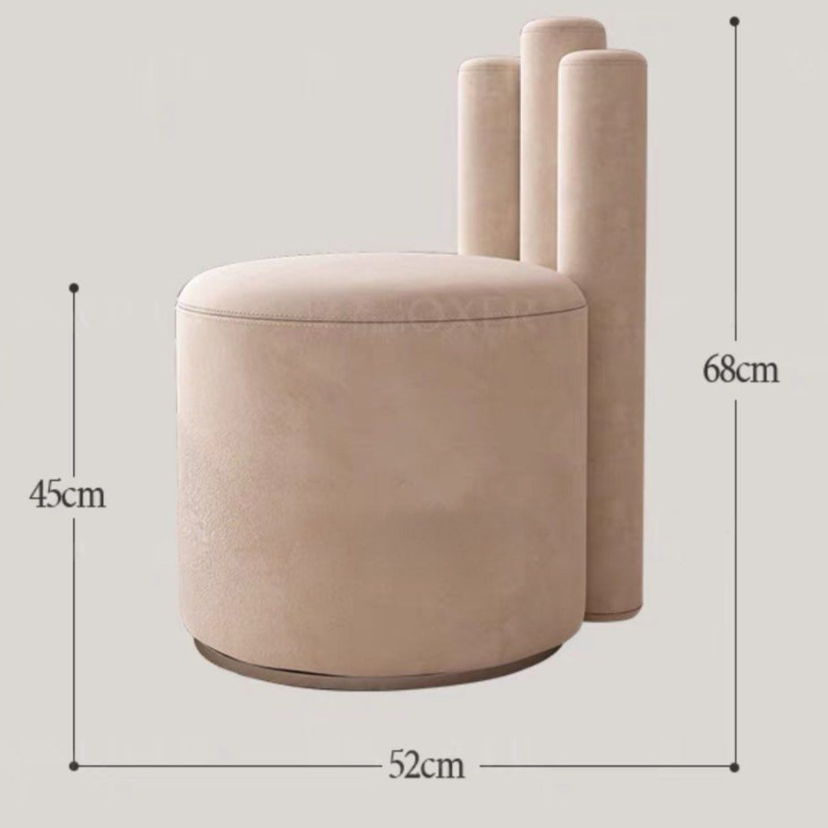 AURA Modern Leather Vanity Chair
