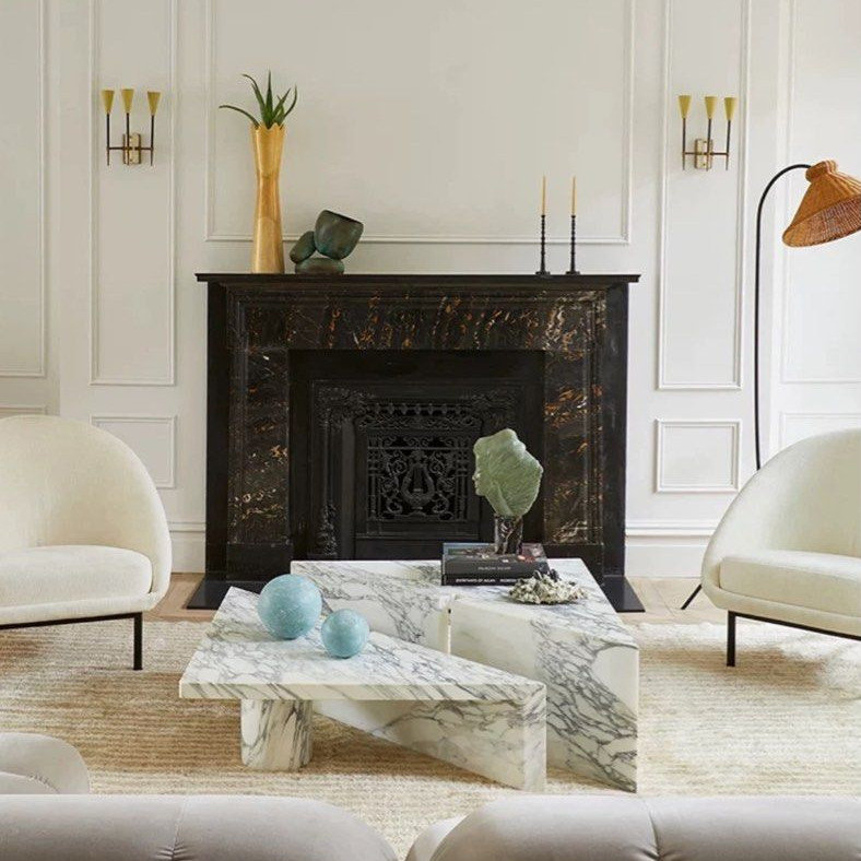 ANNETTE Modern Marble Coffee Tables