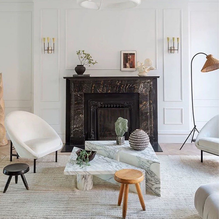 ANNETTE Modern Marble Coffee Tables