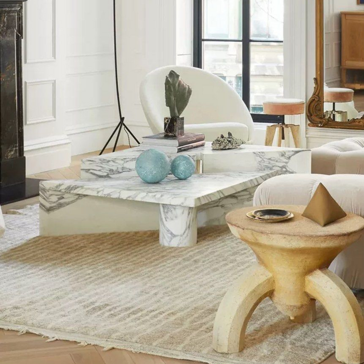 ANNETTE Modern Marble Coffee Tables