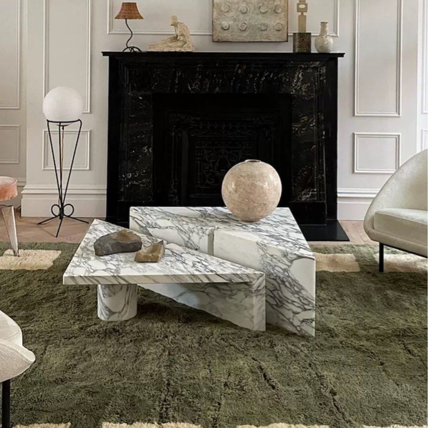 ANNETTE Modern Marble Coffee Tables