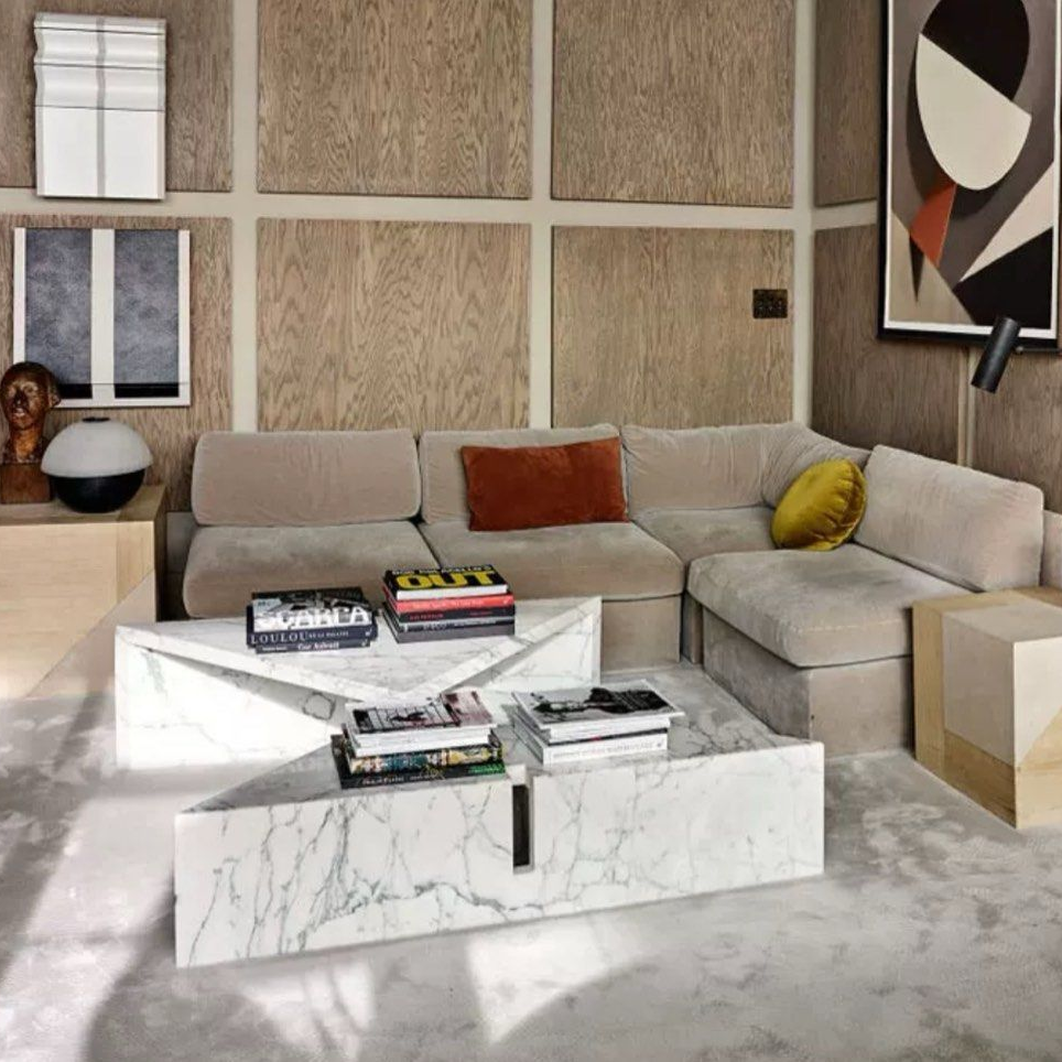 ANNETTE Modern Marble Coffee Tables
