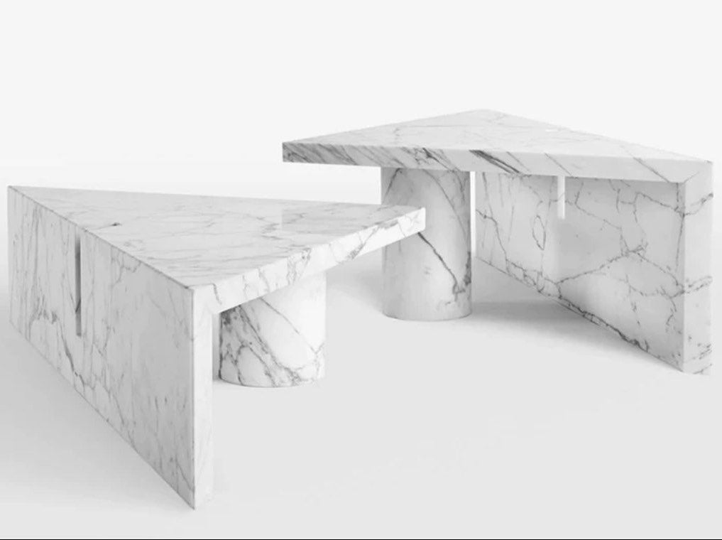 ANNETTE Modern Marble Coffee Tables