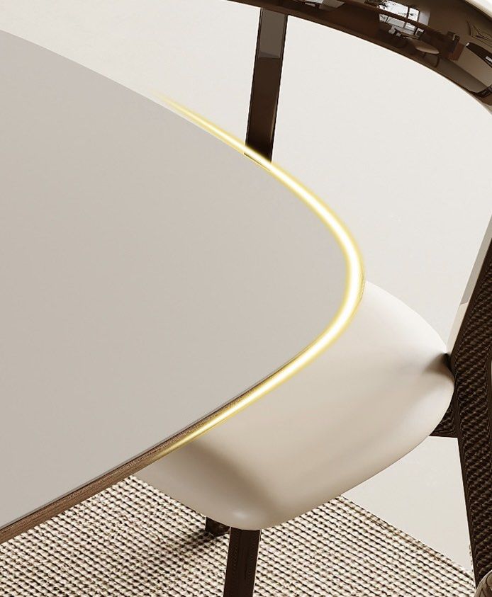LOERA Modern Sintered Stone Dining Table