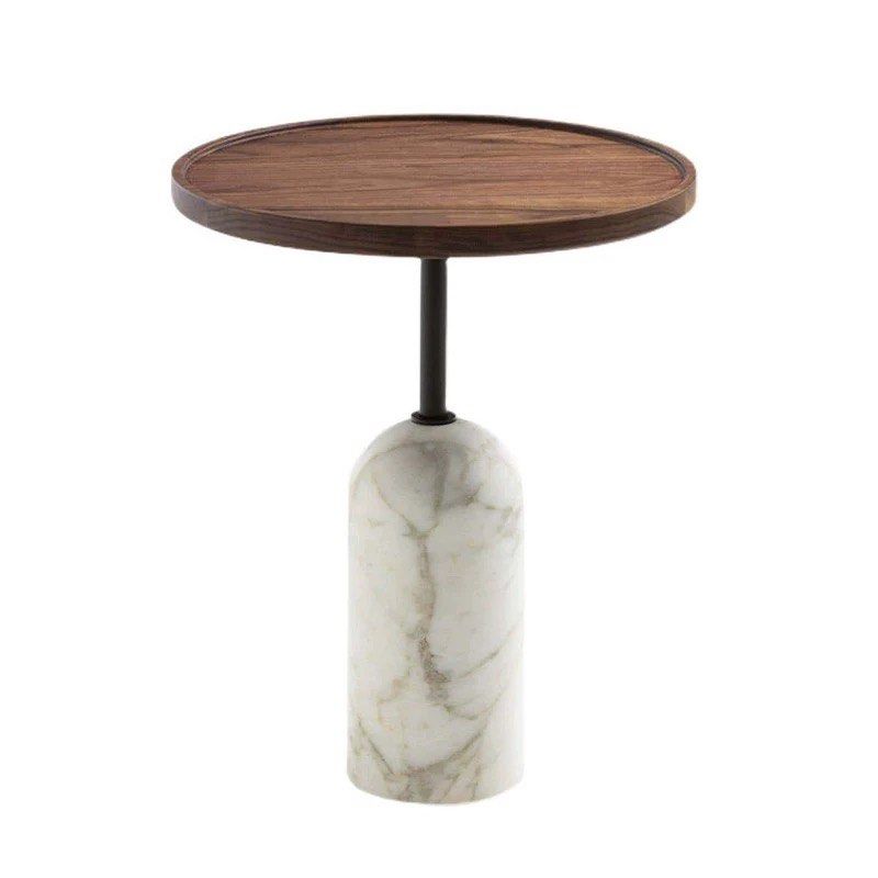 KALNES Modern Marble Side Table