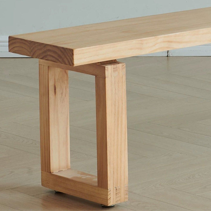 ATHALIA Modern Solid Wood Bench