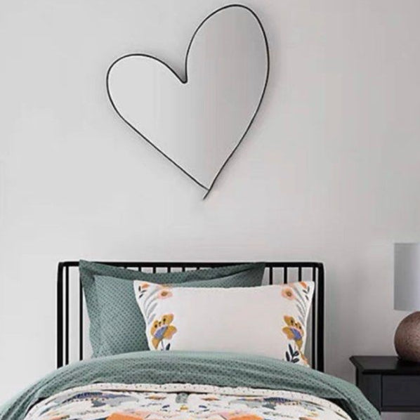 AVA Modern Heart-Shaped Mirror