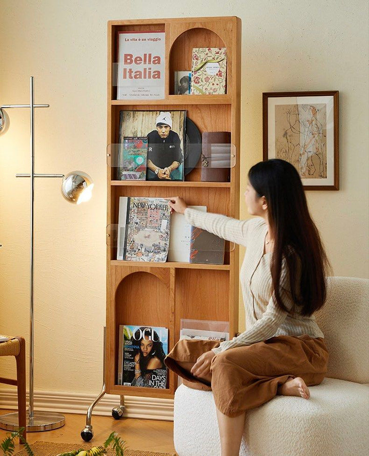 TEREZA Solid Wood Mirror Display Stand