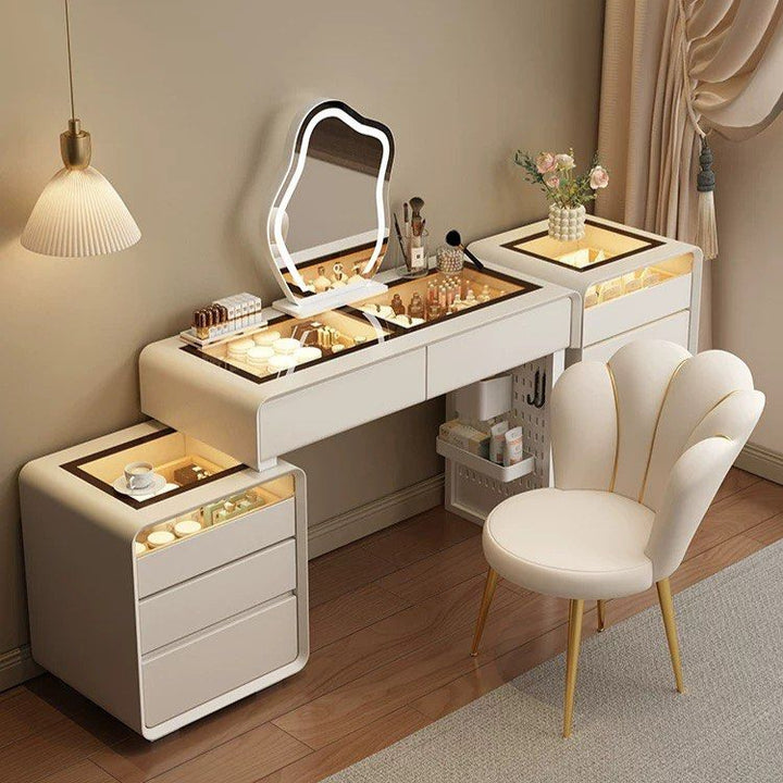 AVI Modern Solid Wood Vanity Table