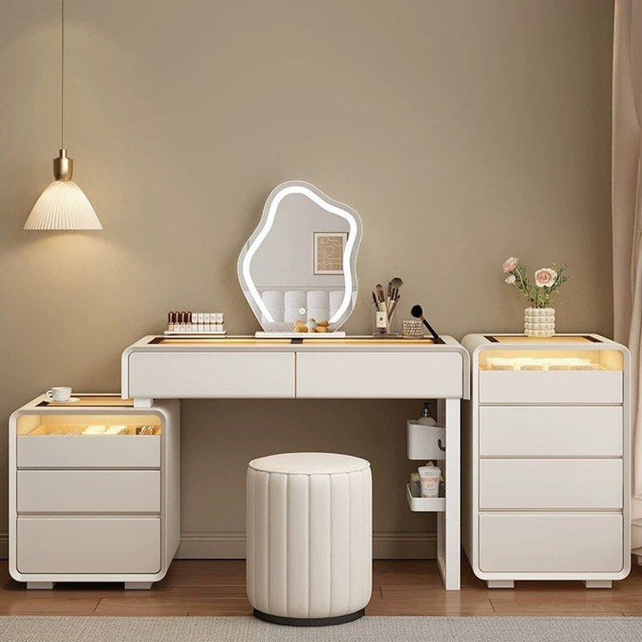 AVI Modern Solid Wood Vanity Table
