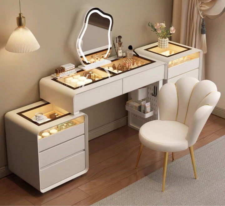 AVI Modern Solid Wood Vanity Table