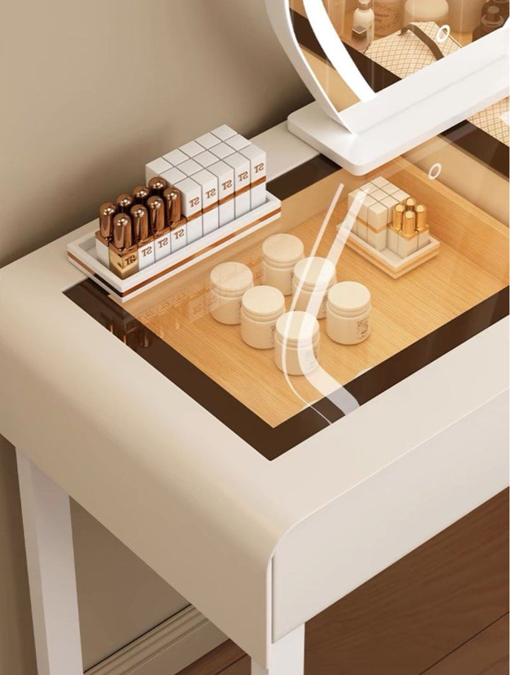 AVI Modern Solid Wood Vanity Table