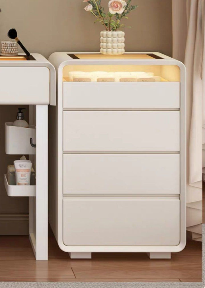 AVI Modern Solid Wood Vanity Table