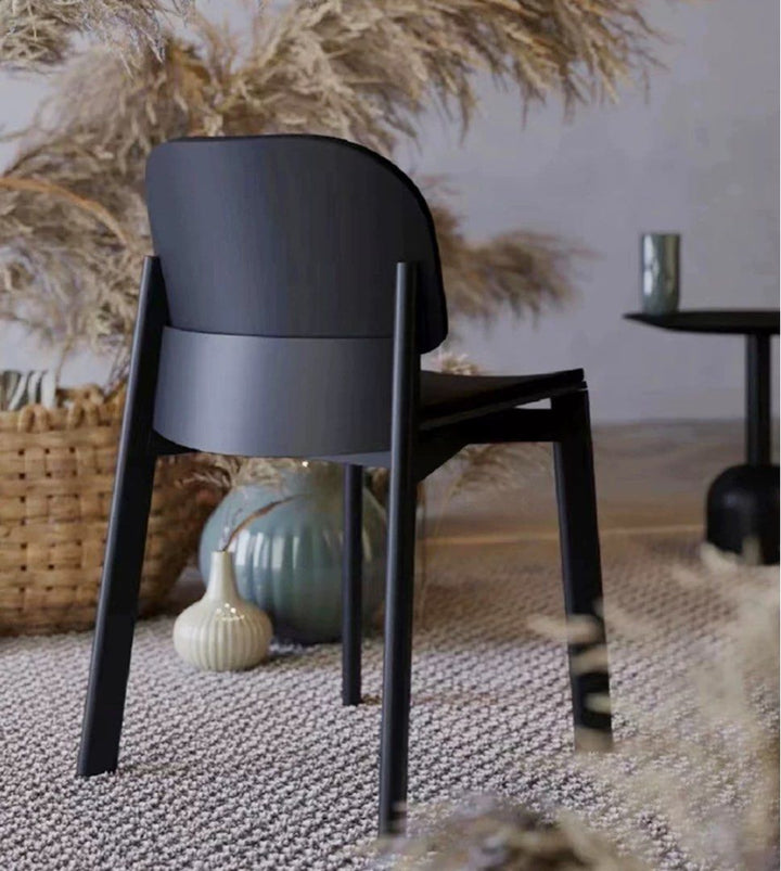 HUNKEL Modern Solid Wood Dining Chair - Radical Homes Singapore