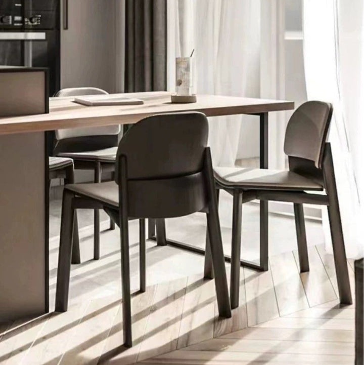 HUNKEL Modern Solid Wood Dining Chair - Radical Homes Singapore