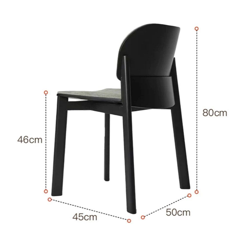 HUNKEL Modern Solid Wood Dining Chair - Radical Homes Singapore