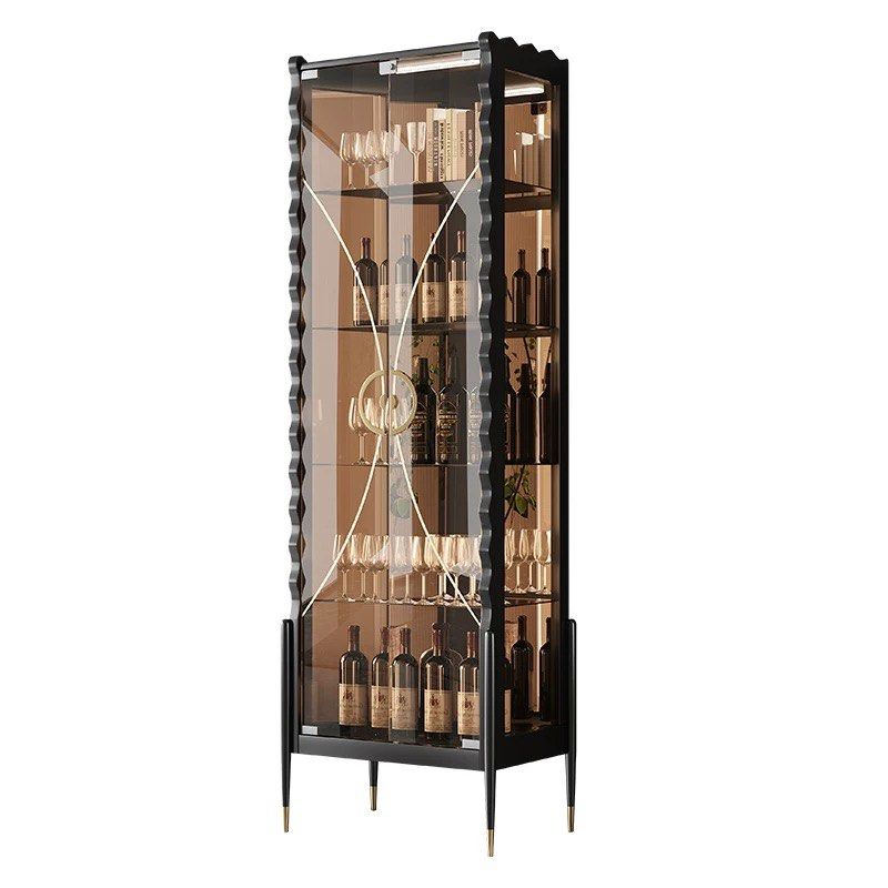 AXEN Modern Glass Display Cabinet