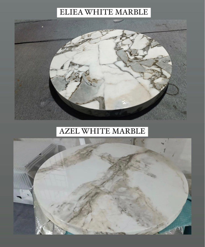RENATO Modern Marble Round Coffee Table