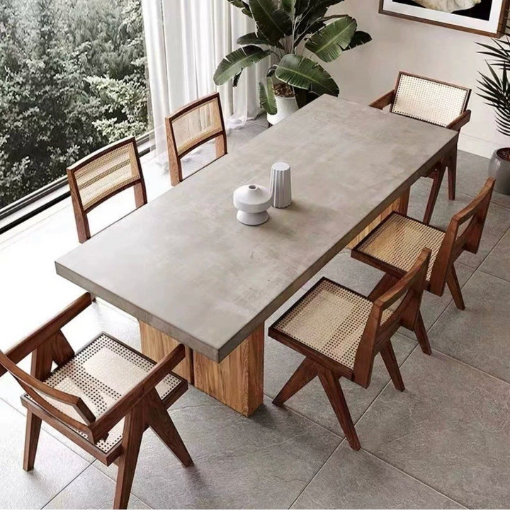THATCHER Industrial Concrete Dining Table
