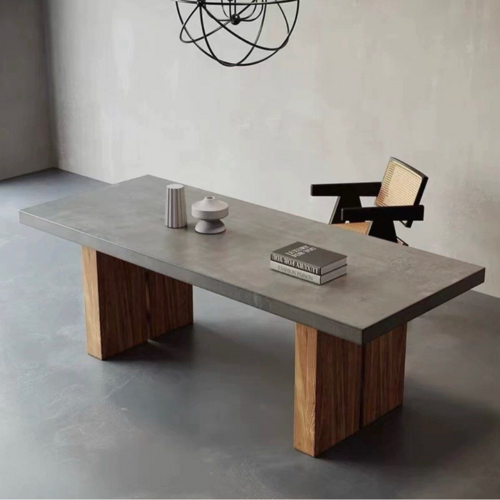 THATCHER Industrial Concrete Dining Table