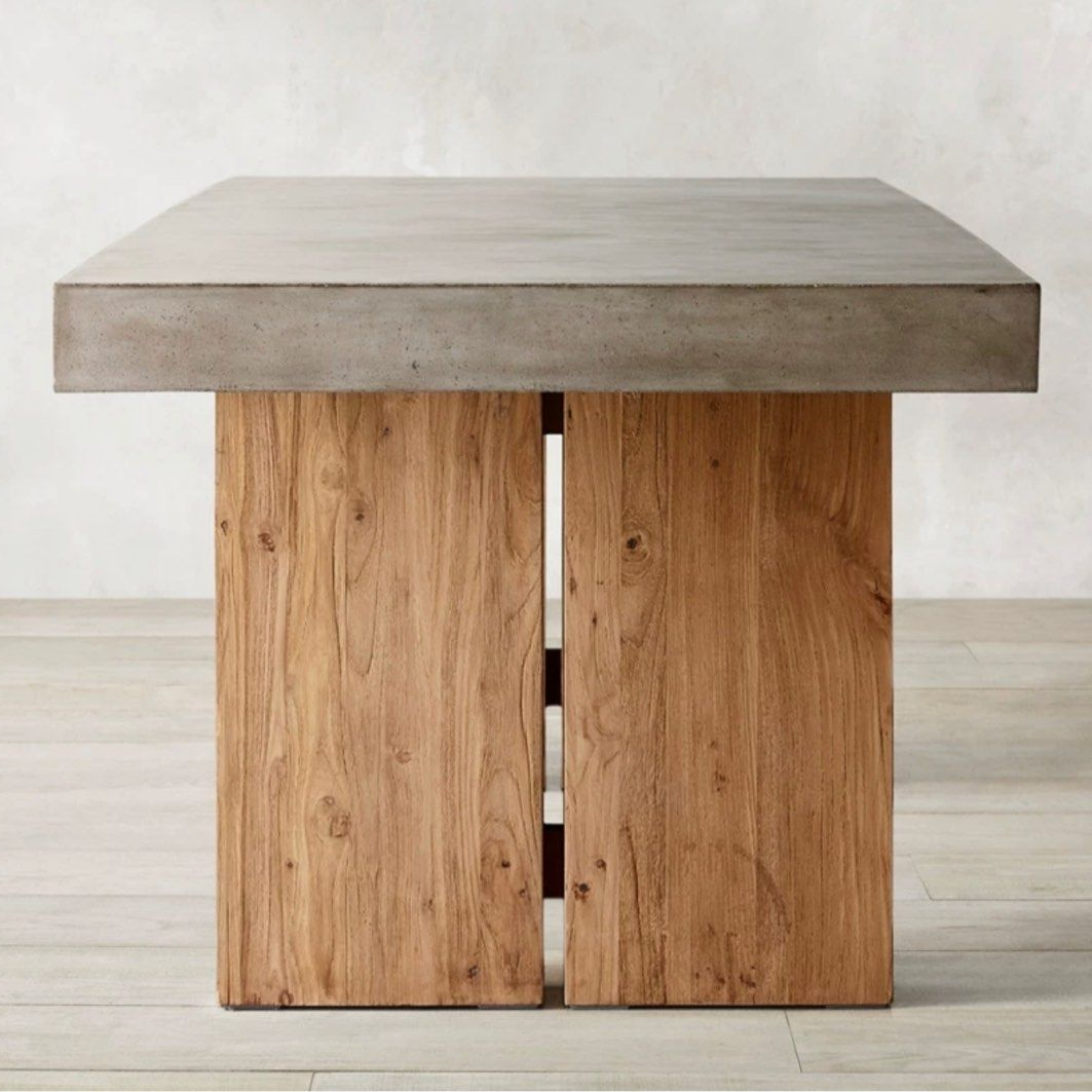 THATCHER Industrial Concrete Dining Table