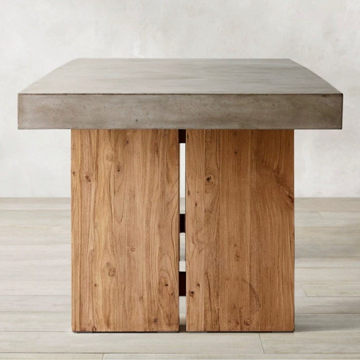 THATCHER Industrial Concrete Dining Table
