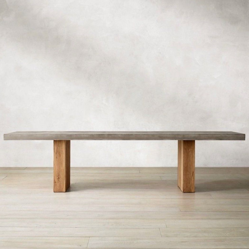 THATCHER Industrial Concrete Dining Table