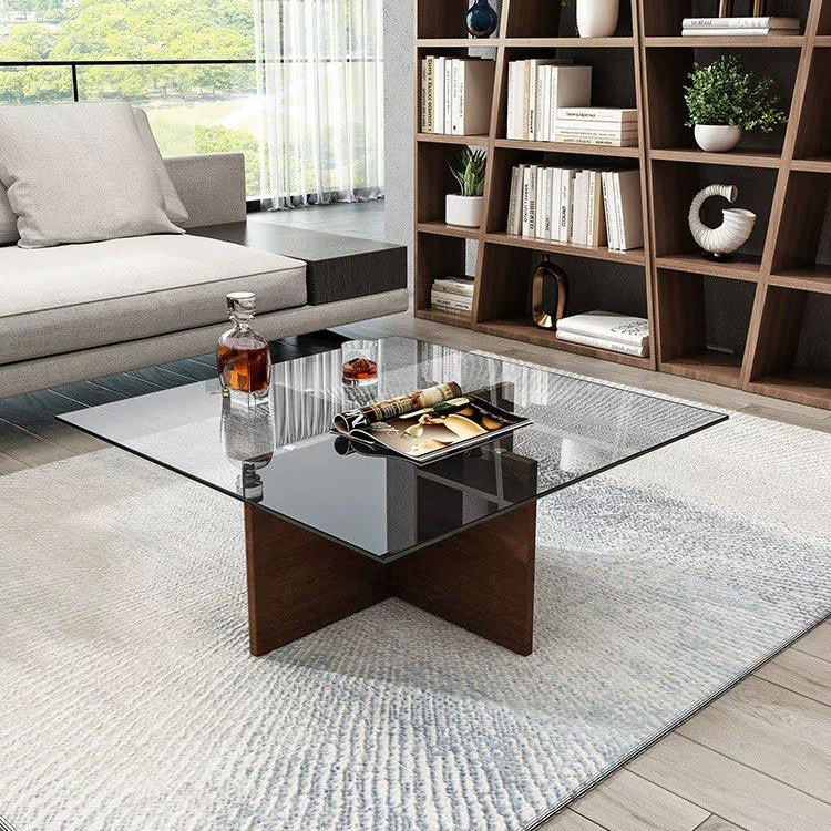 BOGATOV Modern Glass Coffee Table
