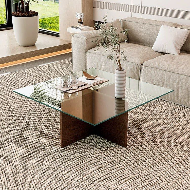 BOGATOV Modern Glass Coffee Table