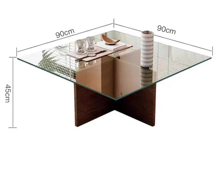 BOGATOV Modern Glass Coffee Table