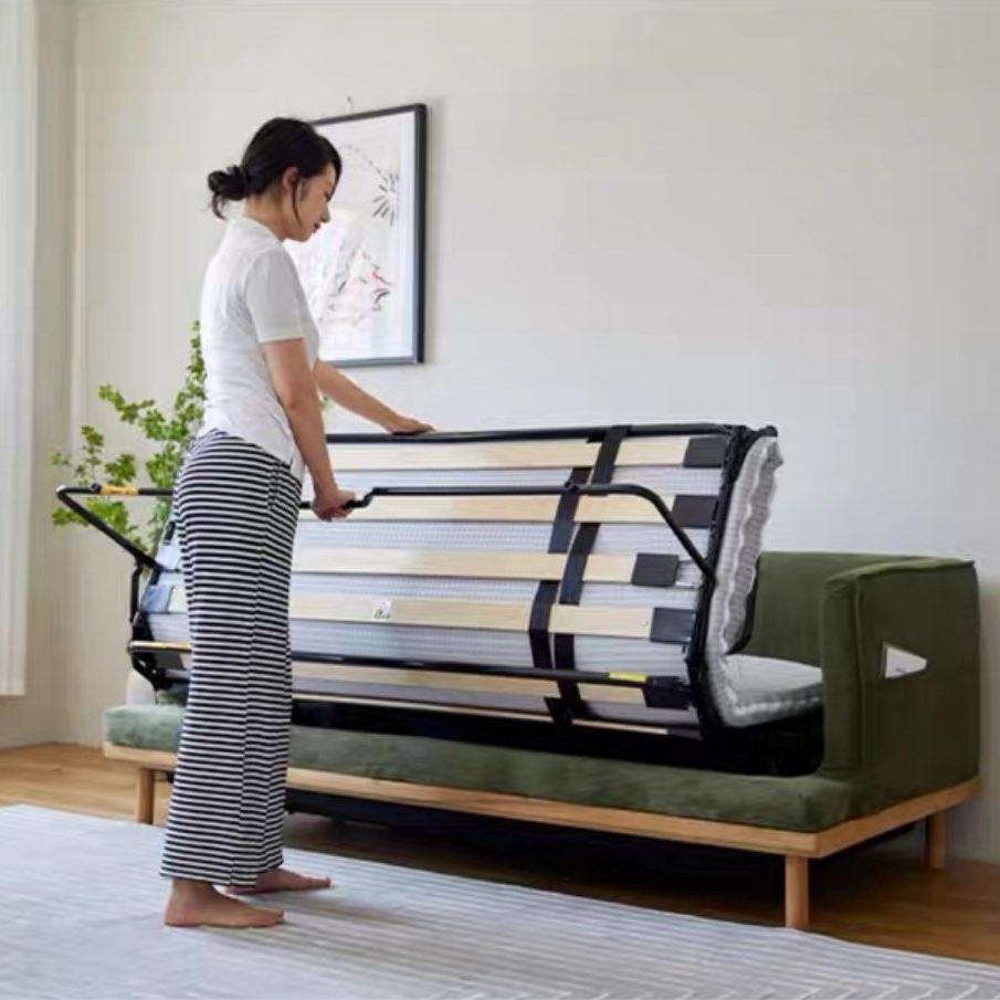 ALVERRA Modern Fabric Sofa Bed