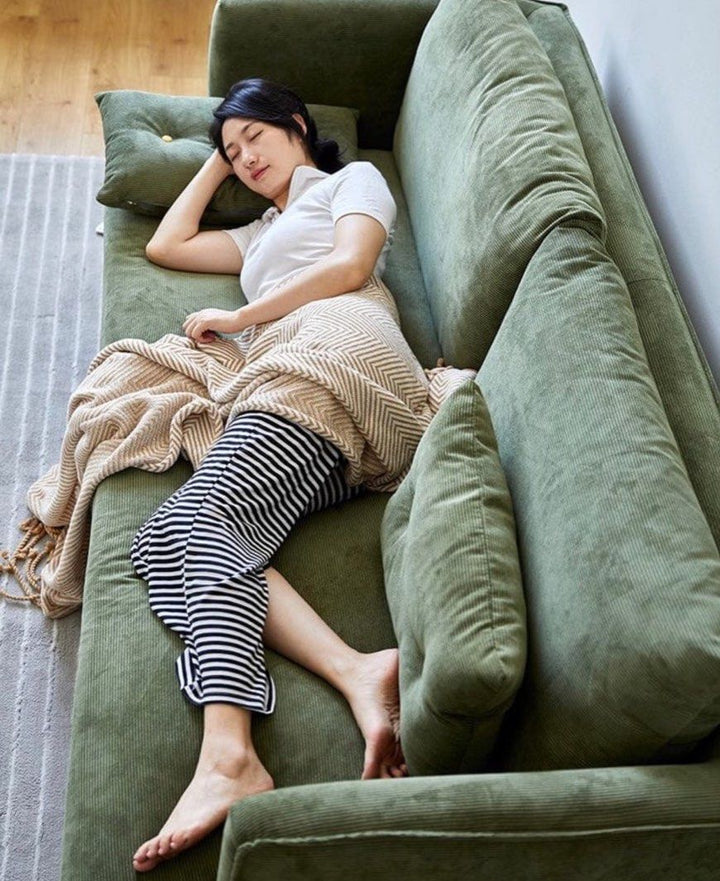 ALVERRA Modern Fabric Sofa Bed