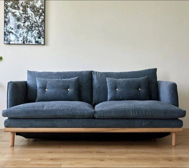 ALVERRA Modern Fabric Sofa Bed