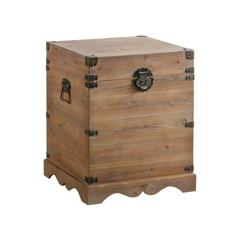 HARKONNEN Vintage Solid Wood Storage Side Table (Set of 2) - Radical Homes Singapore