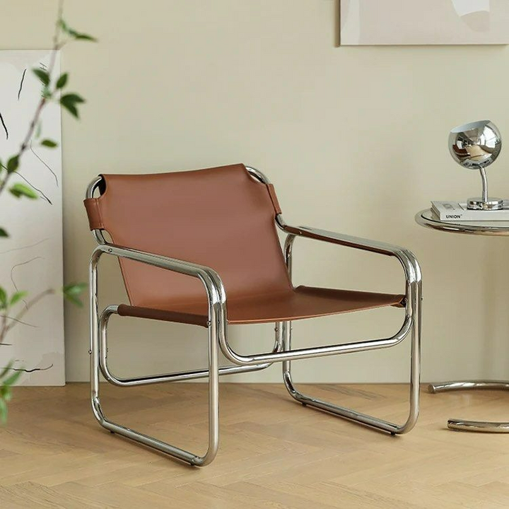 SOREN Faux Leather Lounge Chair