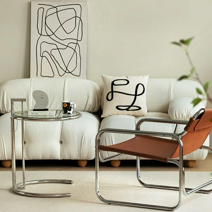 SOREN Faux Leather Lounge Chair