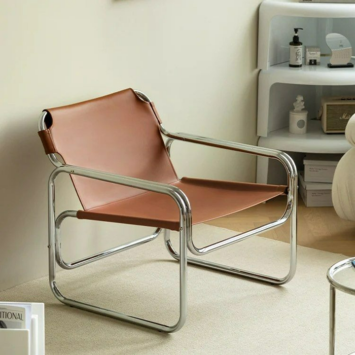 SOREN Faux Leather Lounge Chair