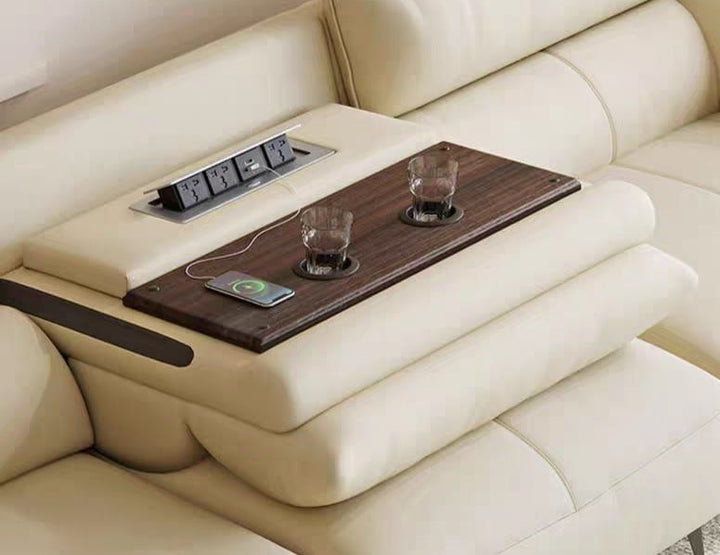 BELVOIR Modern Leather Sofa