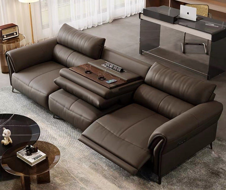 BELVOIR Modern Leather Sofa