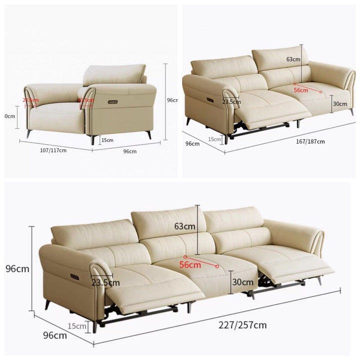 BELVOIR Modern Leather Sofa