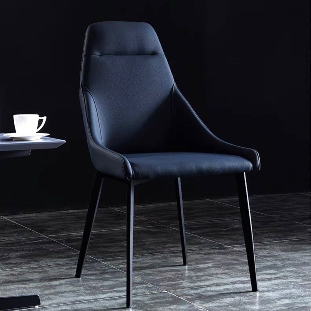 MEKT Modern Leather Dining Chair - Radical Homes Singapore