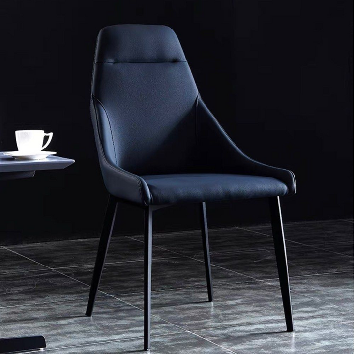 MEKT Modern Leather Dining Chair - Radical Homes Singapore