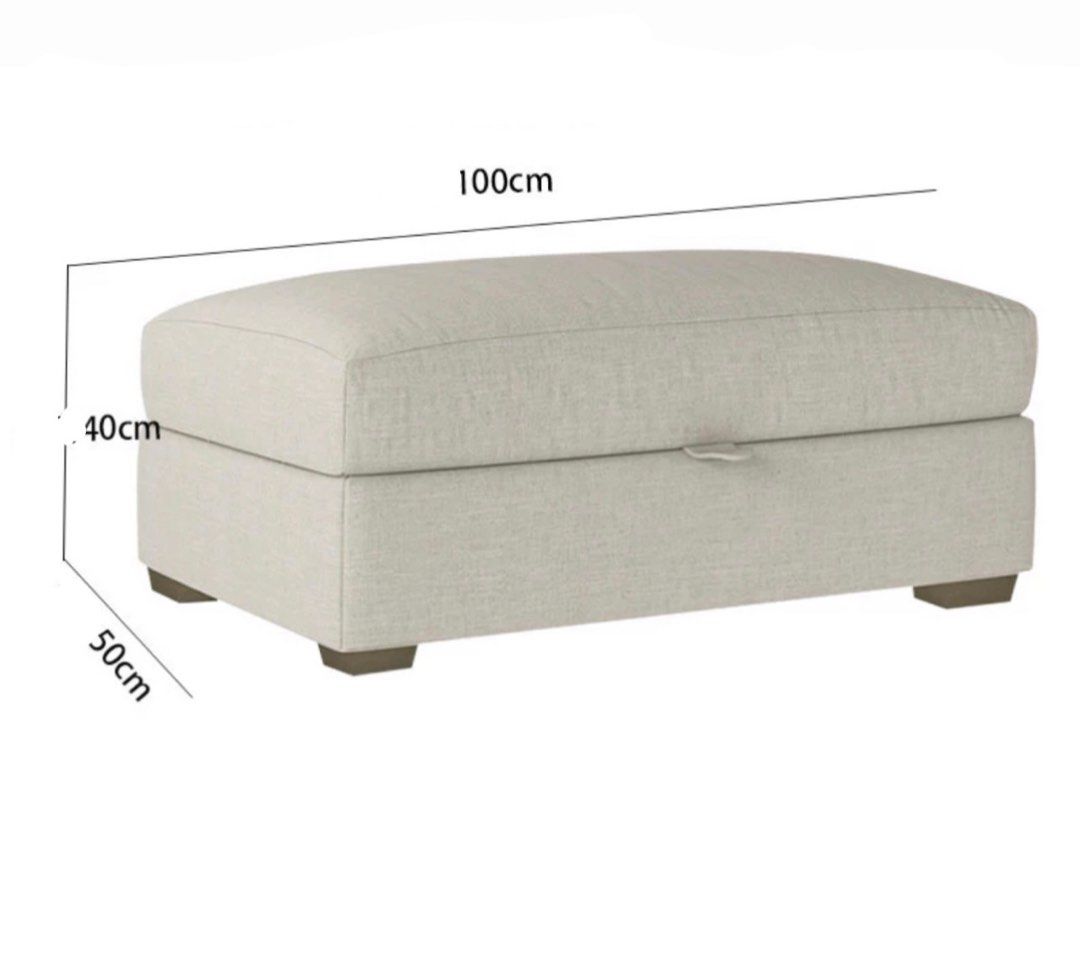 SATURN Scandinavian Storage Ottoman