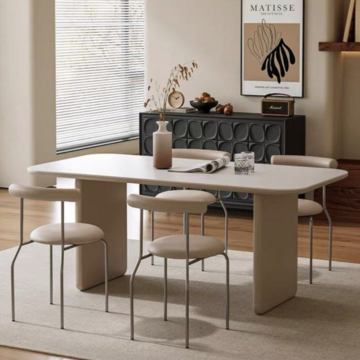 BENAVIDEZ Modern Sintered Stone Dining Table